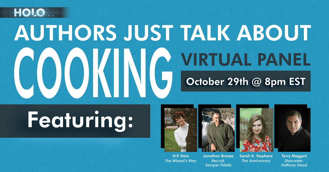 Authors Just Talk About Cooking – Virtual Panel