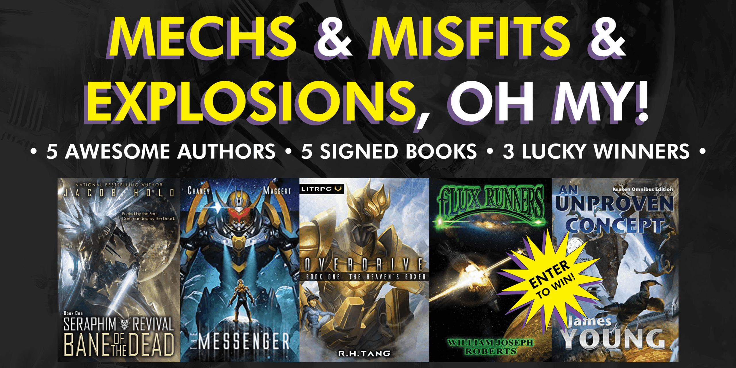 Giveaway – Mechs & Misfits & Explosions, Oh My!