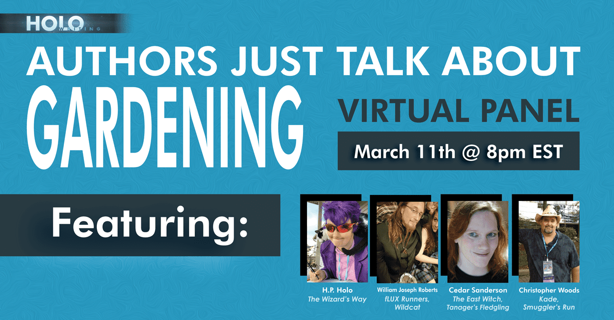 Authors Just Talk About Gardening – Virtual Panel