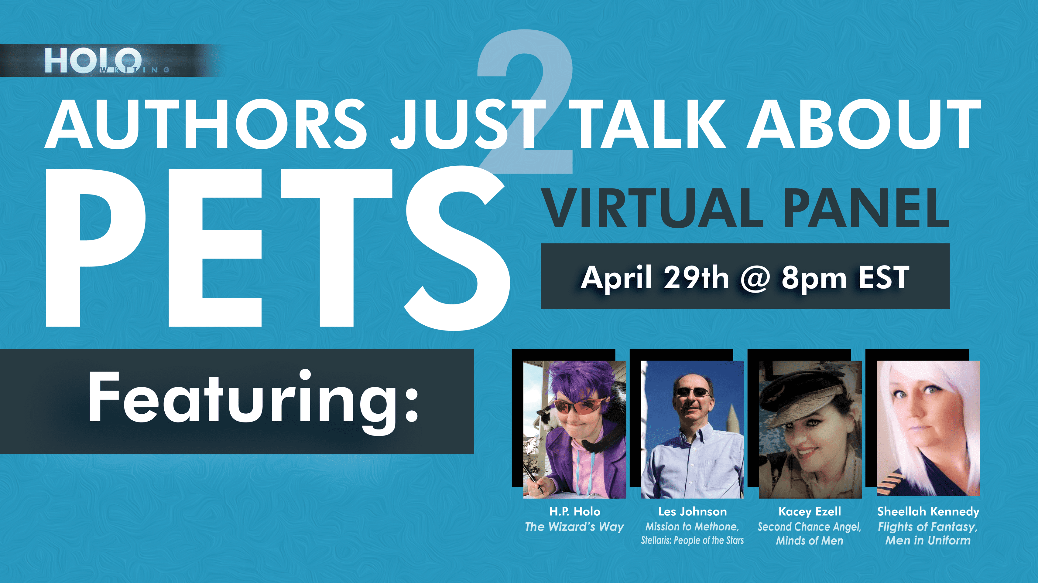 Authors Just Talk About Pets 2 – Virtual Panel