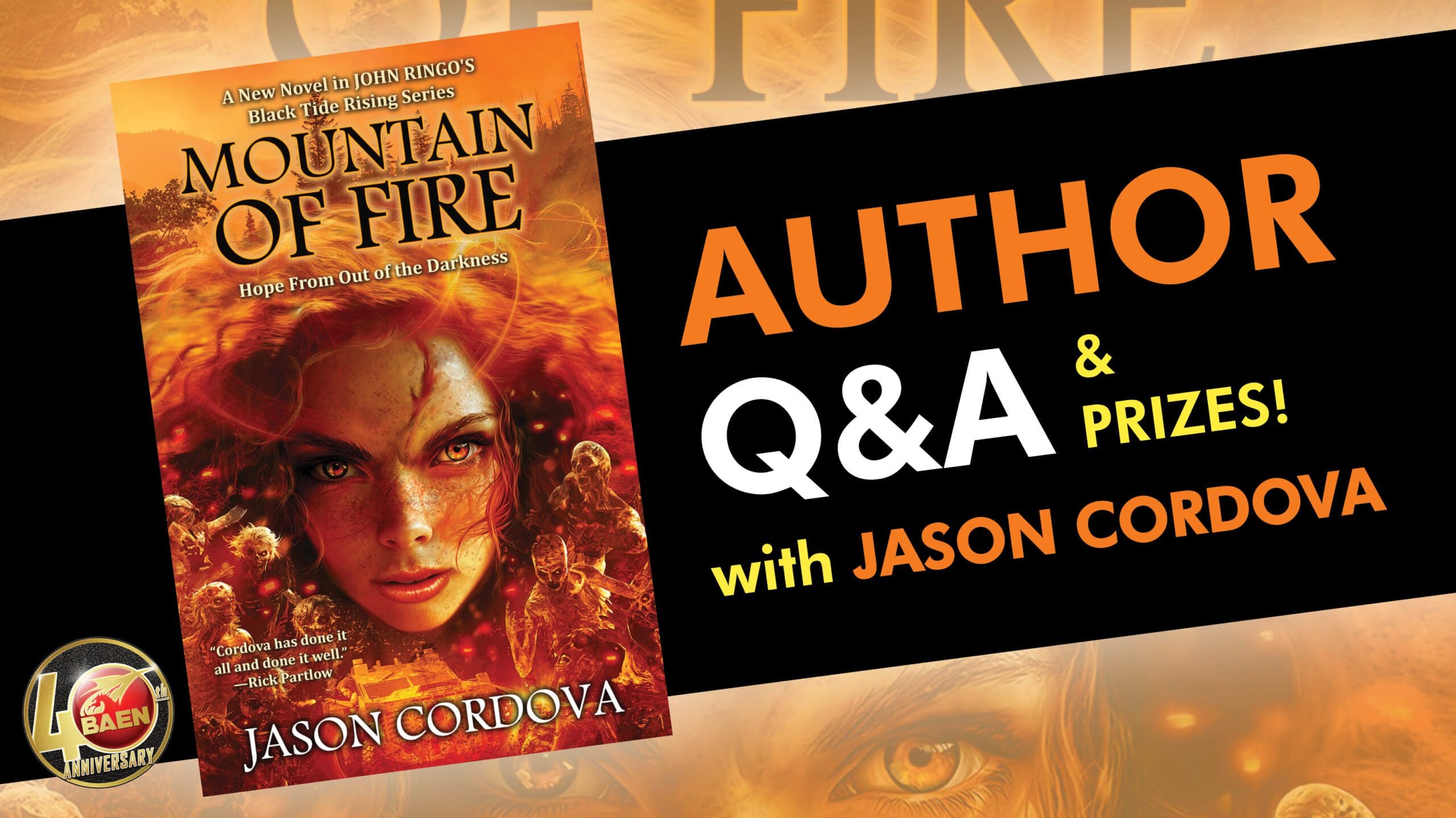Q and A (and PRIZES!) with JASON CORDOVA, author of MOUNTAIN OF FIRE